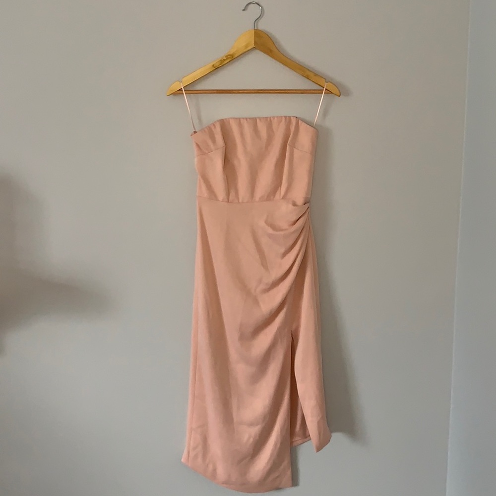 Pink A-Symmetrical Couture Dress